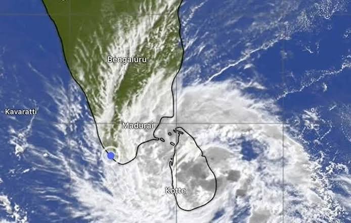 Cyclone Ditwah Triggers Heavy Rain Across Tamil Nadu as Storm Edges Closer