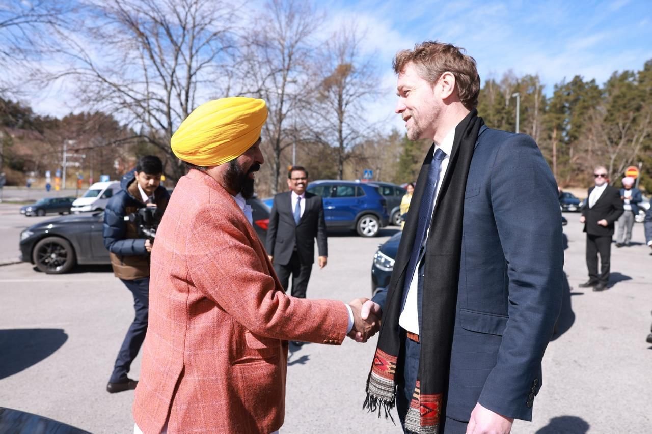CM Bhagwant Mann visiting early childhood education centre in Finland to study modern teaching methods