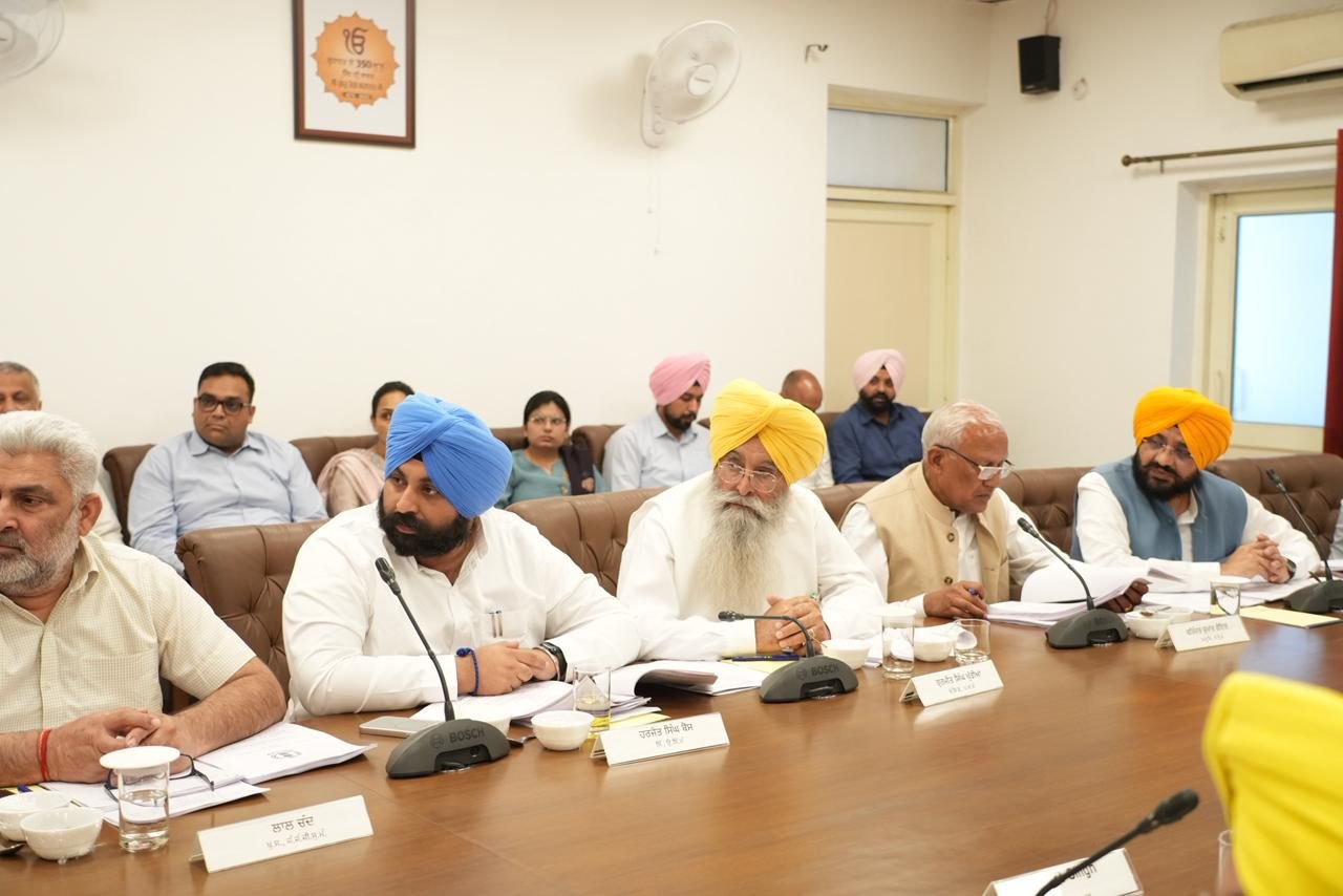 Punjab Cabinet meeting led by CM Bhagwant Mann approving Satkar Amendment Bill 2026